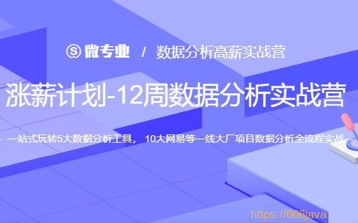 网易-涨薪计划12周数据分析实战营|2022年|价值6698元|重磅首发|无秘包更新