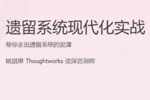 遗留系统现代化实战 | 已完结