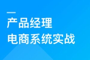 产品经理电商系统实战,全面掌握前后端设计精髓 | 12章 | 高清无密