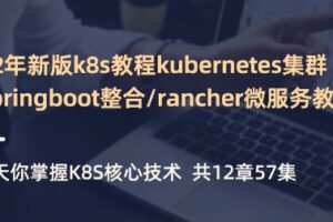 小滴课堂 – 新版容器编排k8s最佳实践kubernetes+Rancher2.x-第一季 | 完结无密